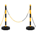 Chain Post Set With 10 M Plastic Chain