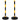 Chain Post Set With 10 M Plastic Chain