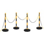 Chain Post Set With 10 M Plastic Chain