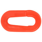 Traffic Control Bollards 2 Pcs With Chain 75 Cm Pe