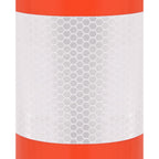 Traffic Control Bollards 10 Pcs With Chain 75 Cm Pe