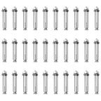 Traffic Control Bollards 10 Pcs With Chain 75 Cm Pe