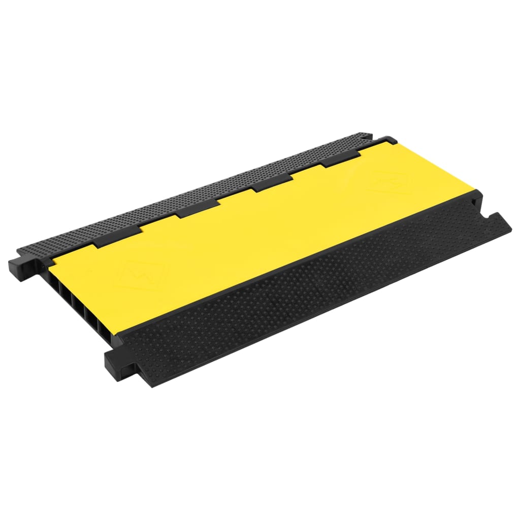 Cable Protector Ramp 2 Channels Rubber 101.5 Cm