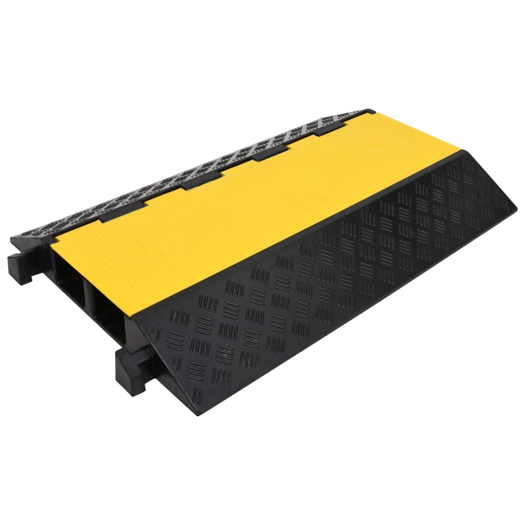 Cable Protector Ramp 2 Channels Rubber 101.5 Cm