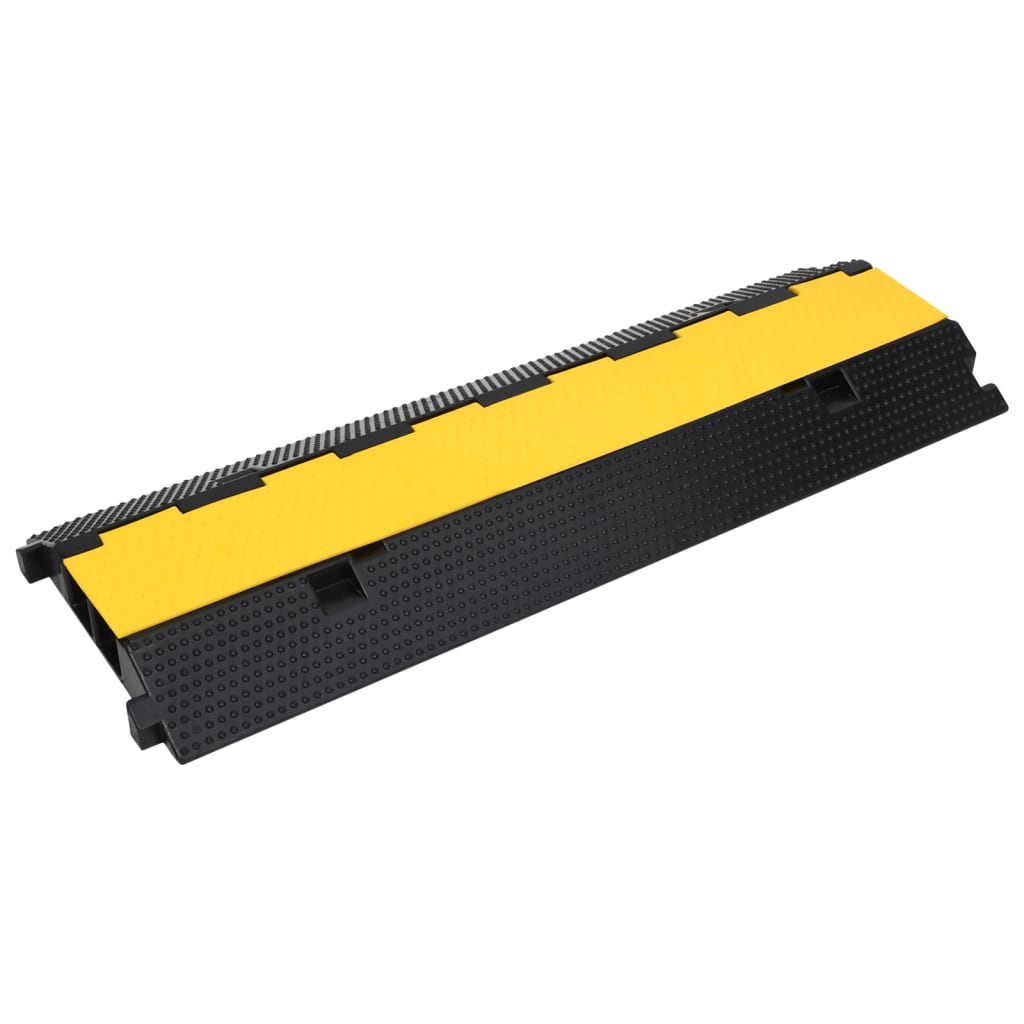 Cable Protector Ramp 2 Channels Rubber 101.5 Cm