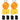 Construction Site Lights 2 Pcs With Batteries 18X8X37 Cm