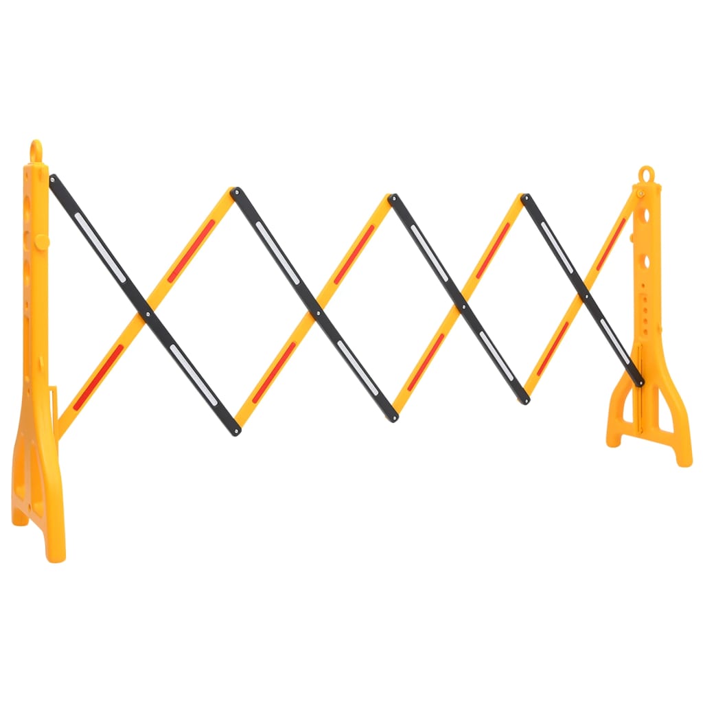 Folding Traffic Barrier Yellow And Black