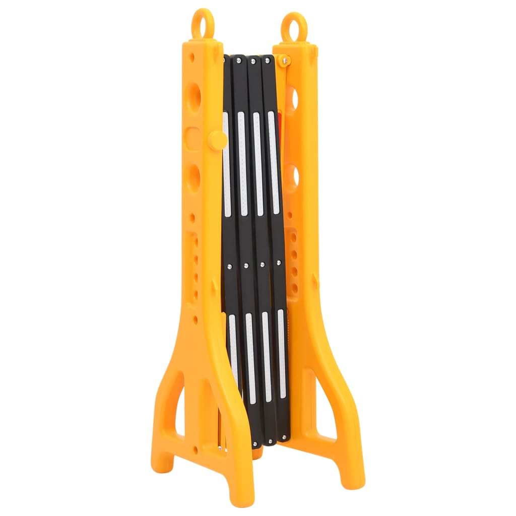 Folding Traffic Barrier Yellow And Black