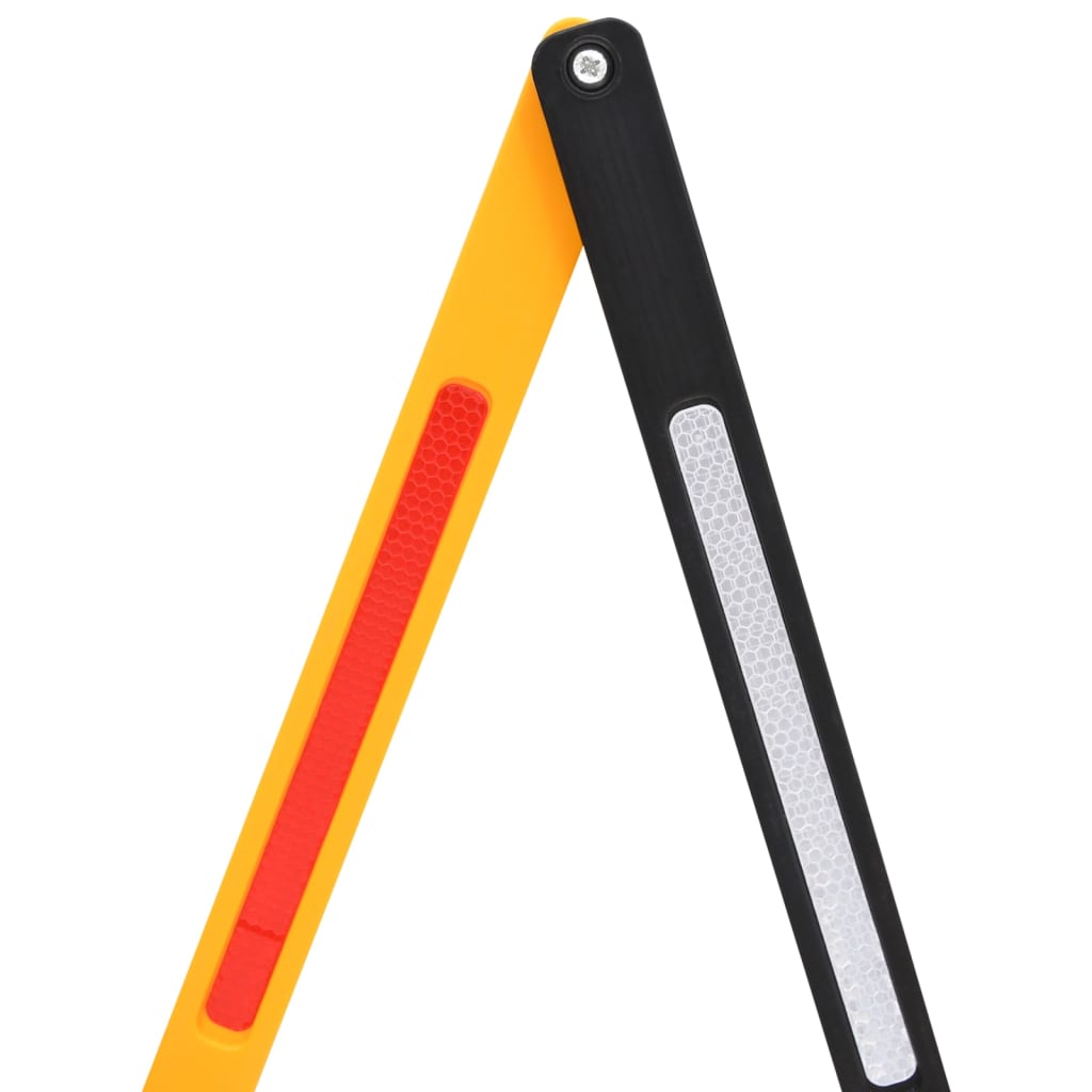 Folding Traffic Barrier Yellow And Black