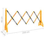 Folding Traffic Barrier Yellow And Black