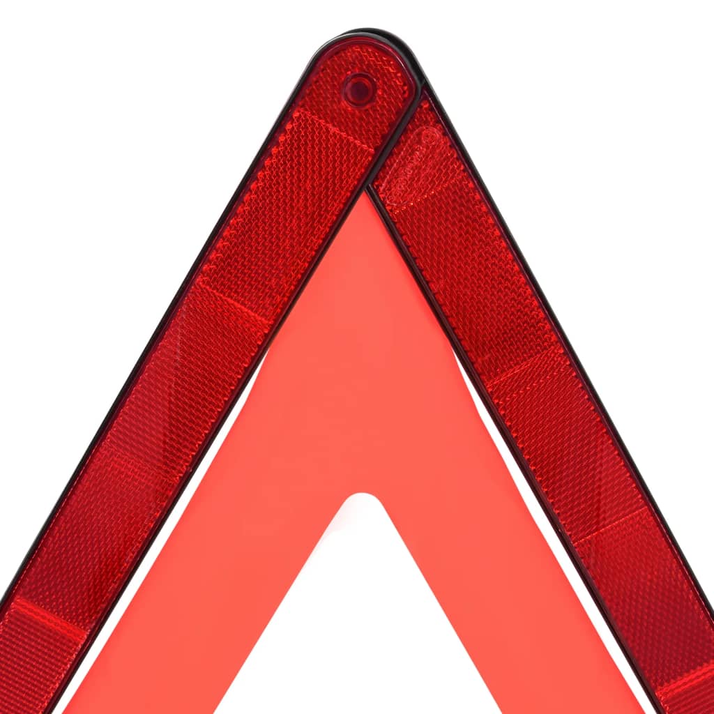 Traffic Warning Triangles 4 Pcs Red 56.5X36.5X44.5Cm