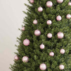 100 Piece Christmas Ball Set Pink