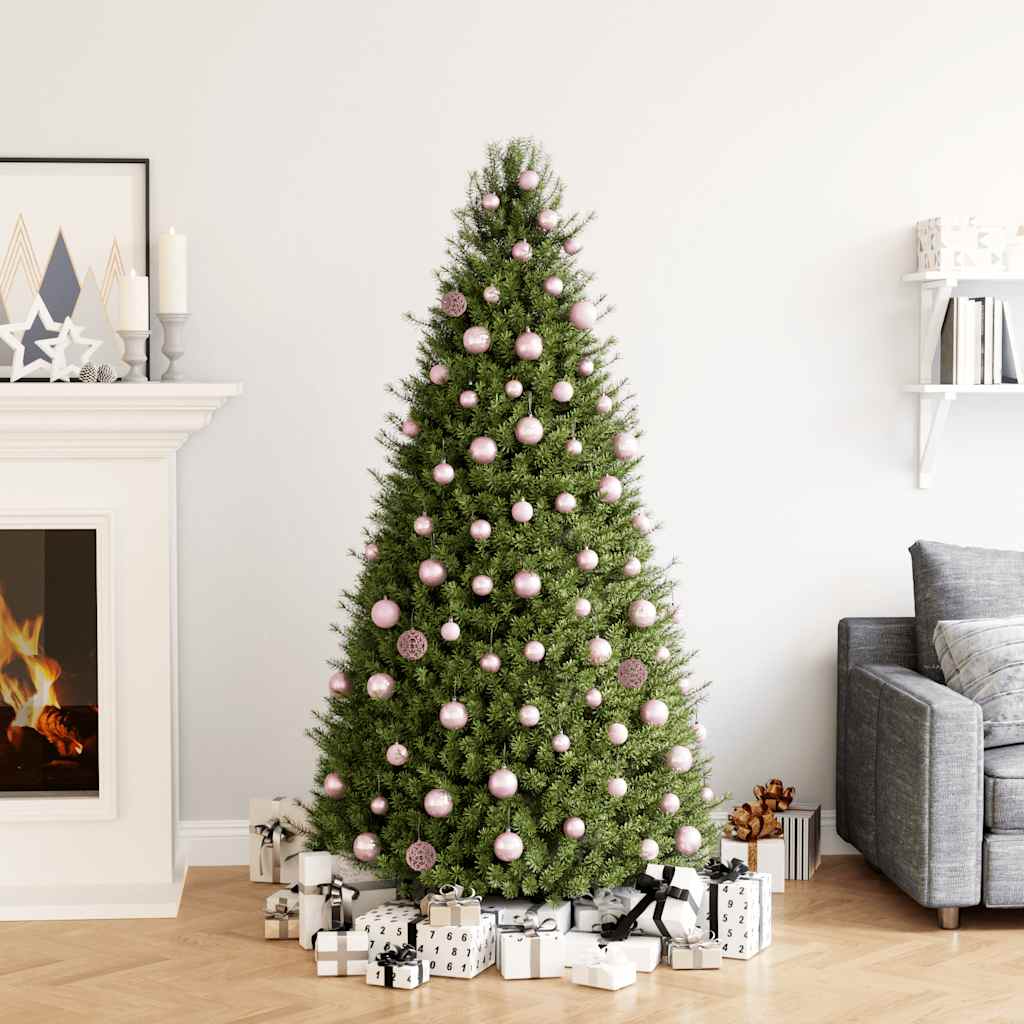 100 Piece Christmas Ball Set Pink