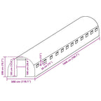Greenhouse Replacement Cover (54 m²) 300x1800x200 cm Green
