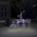 3 Piece Christmas Light Display Reindeers 229 LEDs