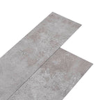 Self-adhesive PVC Flooring Planks 5.21 m? 2 mm Earth Grey