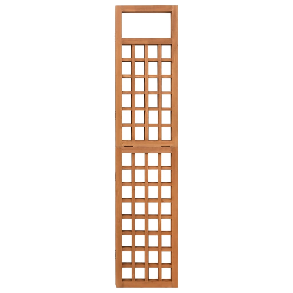 3-Panel Room Divider/Trellis Solid Fir Wood 121x180.5 cm