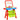 3-1 Children Easel and Learning Desk Play Set