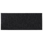 Stair Mats Self-adhesive 15 pcs 60x25 cm Black Rectangular