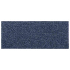 Stair Mats Self-adhesive 15 pcs 60x25 cm Grey Blue Rectangular