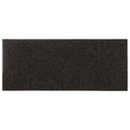 Stair Mats Self-adhesive 15 pcs 60x25 cm Dark Brown Rectangular