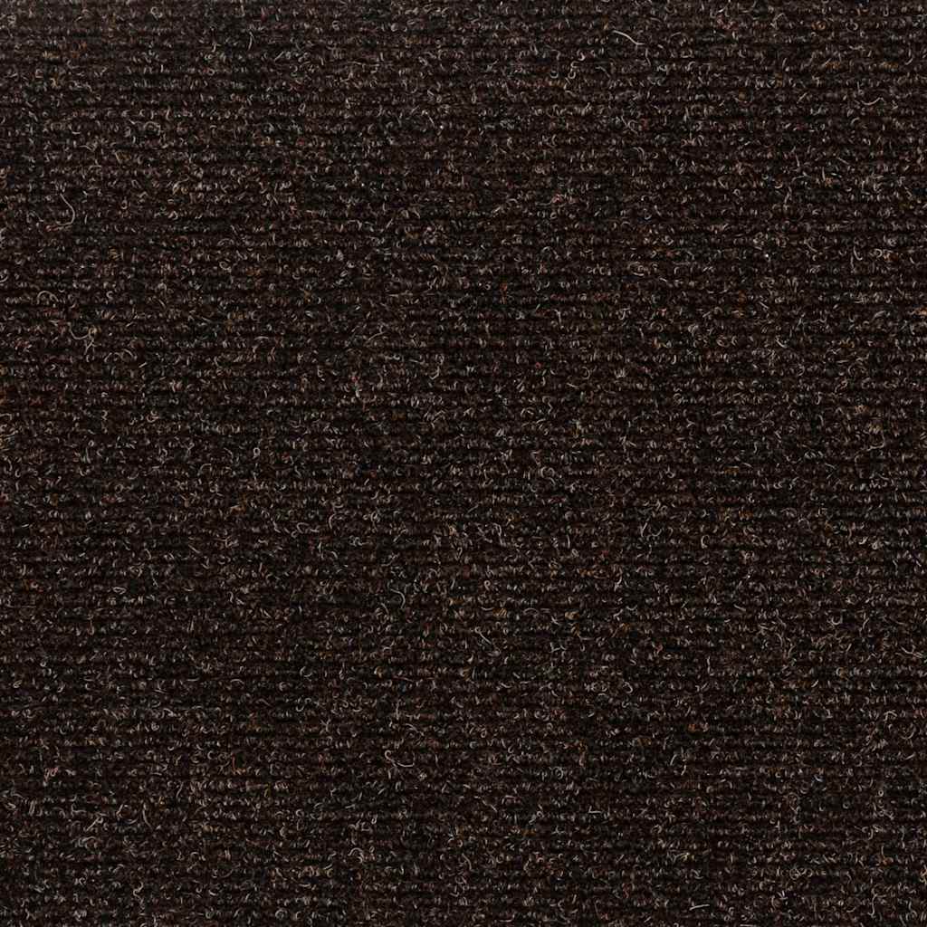 Stair Mats Self-adhesive 15 pcs 60x25 cm Dark Brown Rectangular