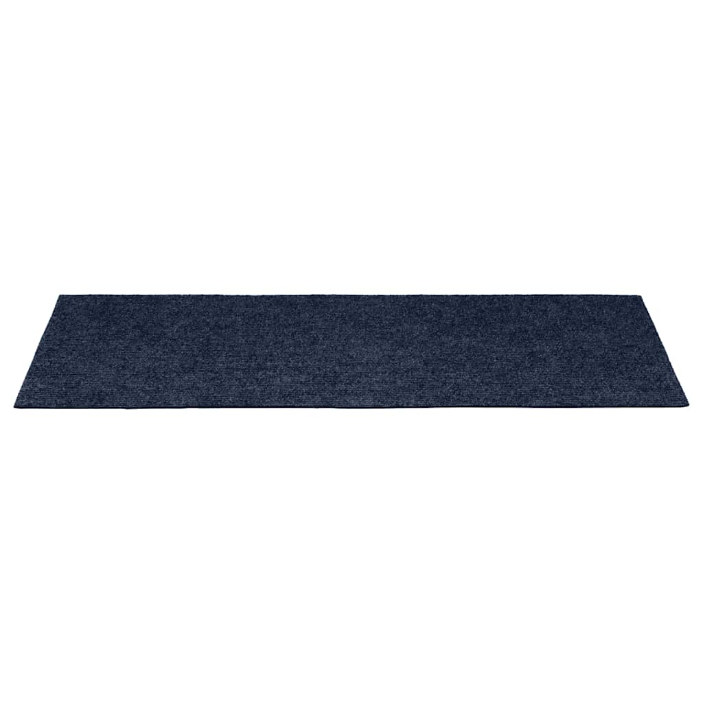 Stair Mats Self-adhesive 15 pcs 60x25 cm Navy Rectangular