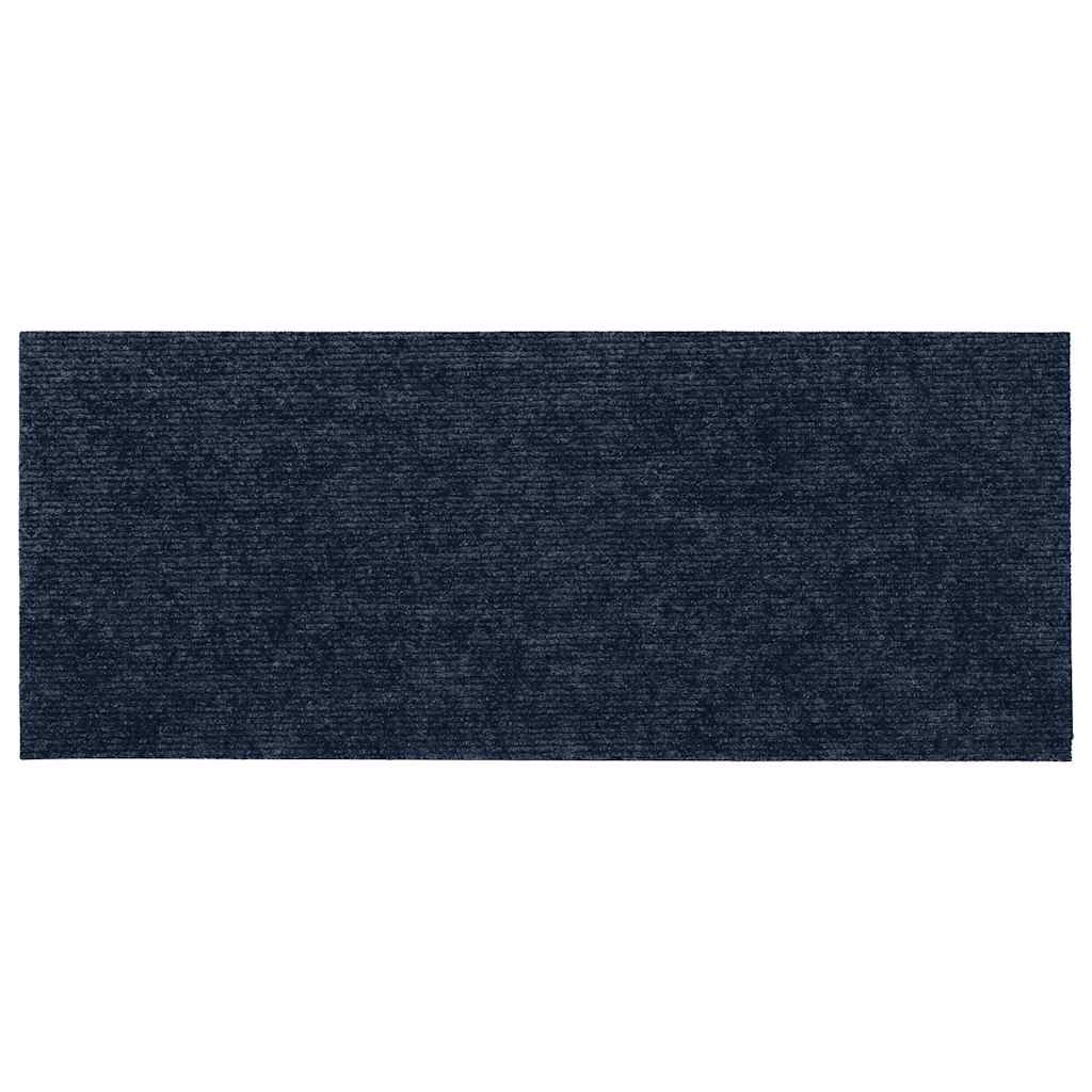 Stair Mats Self-adhesive 15 pcs 60x25 cm Navy Rectangular