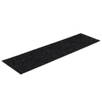 Stair Mats Self-adhesive 15 pcs 76x20 cm Black Rectangular