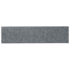 Stair Mats Self-adhesive 15 pcs 76x20 cm Light Grey Rectangular