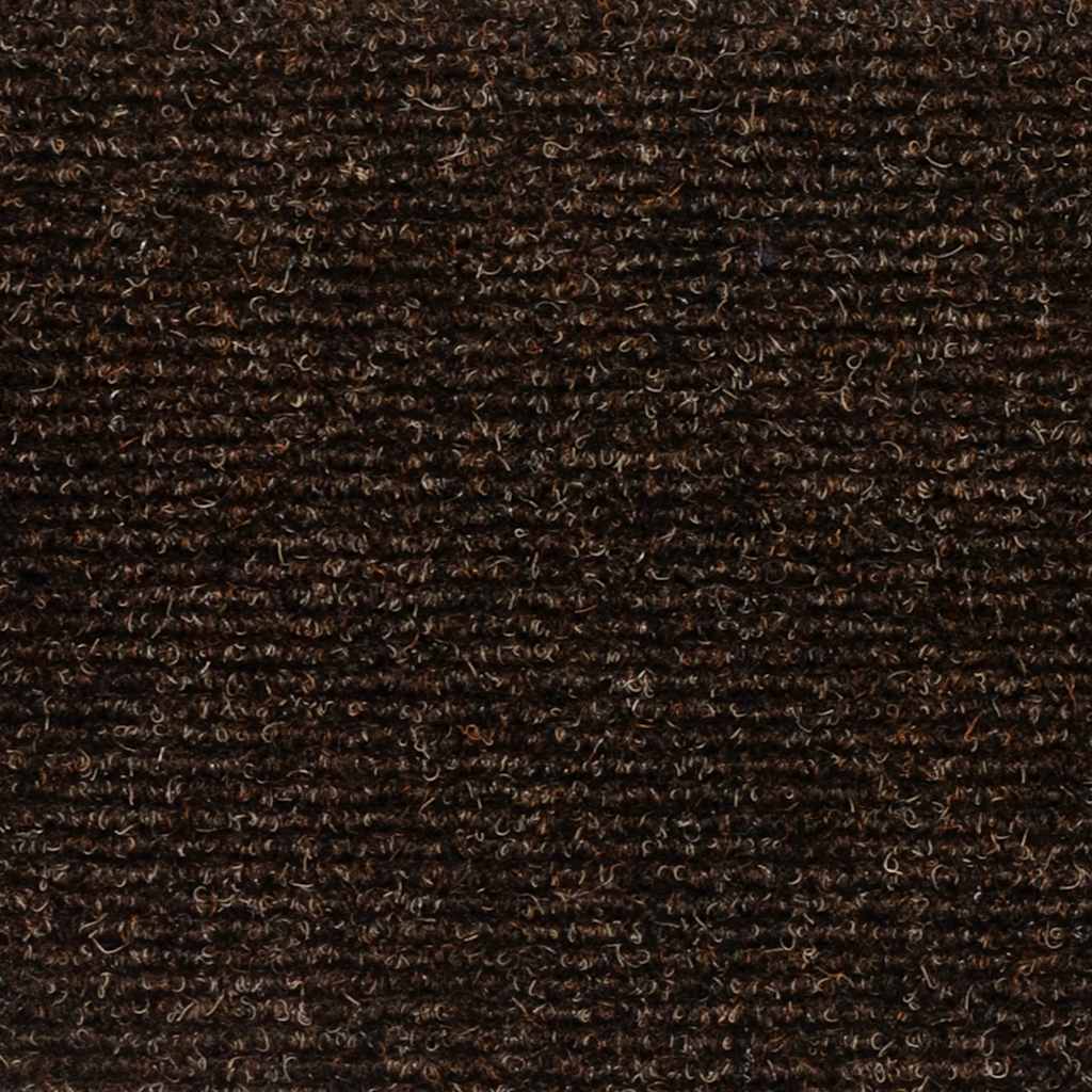 Stair Mats Self-adhesive 15 pcs 76x20 cm Brown Rectangular