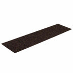 Stair Mats Self-adhesive 15 pcs 76x20 cm Dark Brown Rectangular