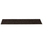 Stair Mats Self-adhesive 15 pcs 76x20 cm Dark Brown Rectangular