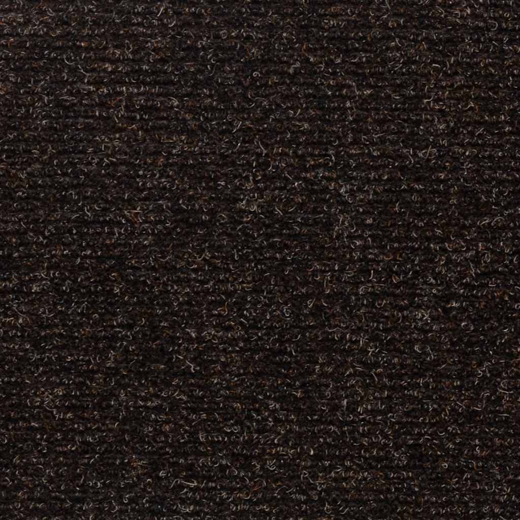 Stair Mats Self-adhesive 15 pcs 76x20 cm Dark Brown Rectangular