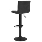 Bar Stools 2 pcs Black Velvet