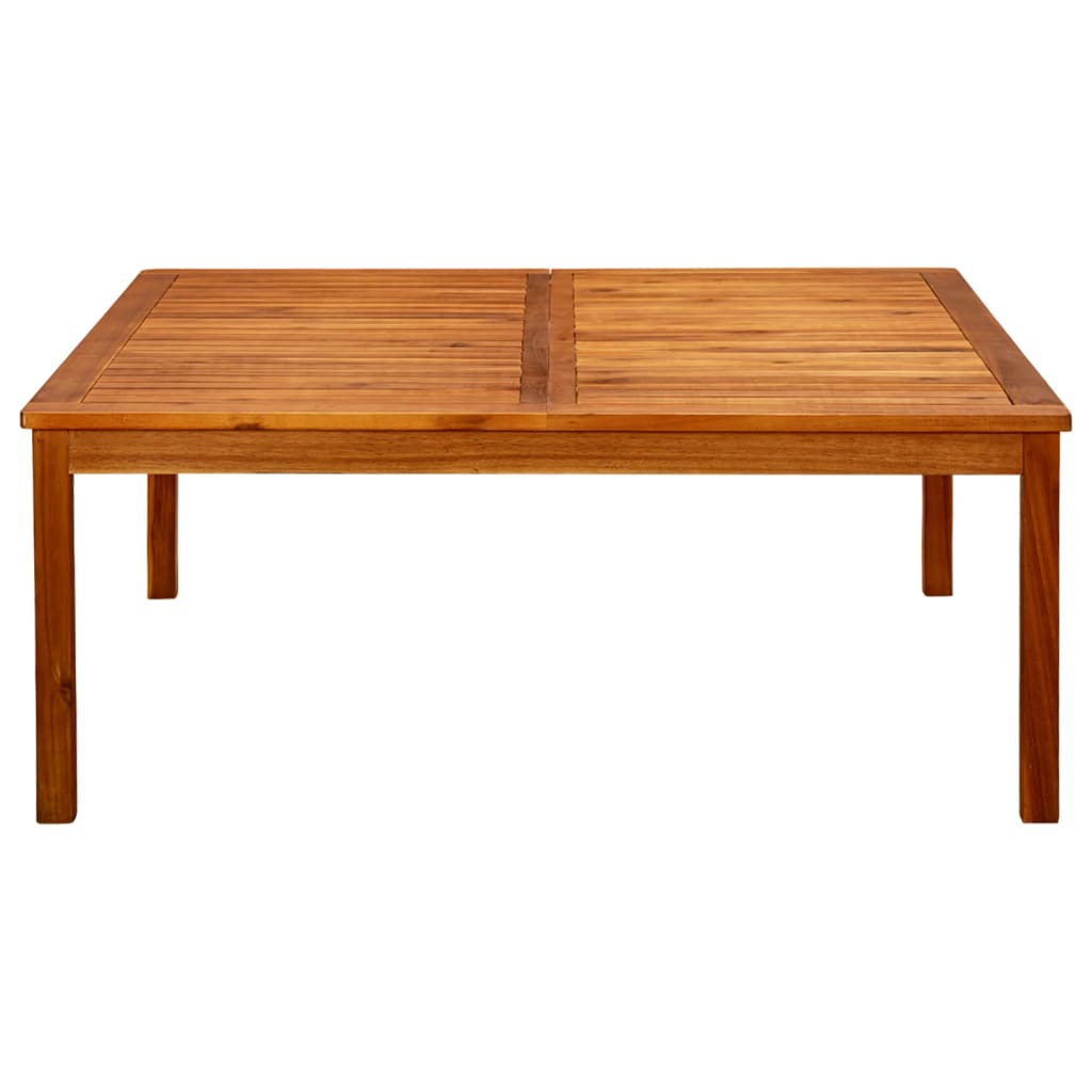 Garden Coffee Table 110x110x45 cm Solid Acacia Wood