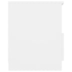 Bed Cabinets 2 pcs White 40x40x50 cm Engineered Wood