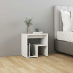 Bed Cabinets 2 pcs White 40x30x40 cm Engineered Wood