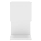Bedside Cabinets 2 pcs White 50x30x51.5 cm Engineered Wood