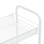 3-Tier Kitchen Trolley White 46x26x64 cm Iron