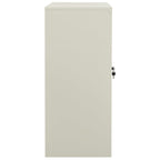 Office Cabinet Light Grey 90x40x90 cm Steel