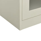 Office Cabinet Light Grey 90x40x90 cm Steel