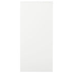 Sliding Door Cabinet White 90x40x90 cm Steel