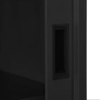 Sliding Door Cabinet Anthracite 90x40x90 cm Steel