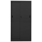 Office Cabinet with Sliding Door Anthracite 90x40x180 cm Steel