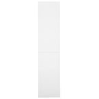 Office Cabinet with Sliding Door White 90x40x180 cm Steel