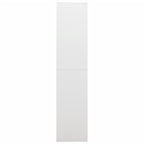 Locker Cabinet White 90x40x180 cm Steel