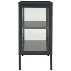Sideboard Anthracite 70x35x70 cm Steel and Glass