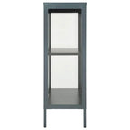 Sideboard Anthracite 75x35x105 cm Steel and Glass