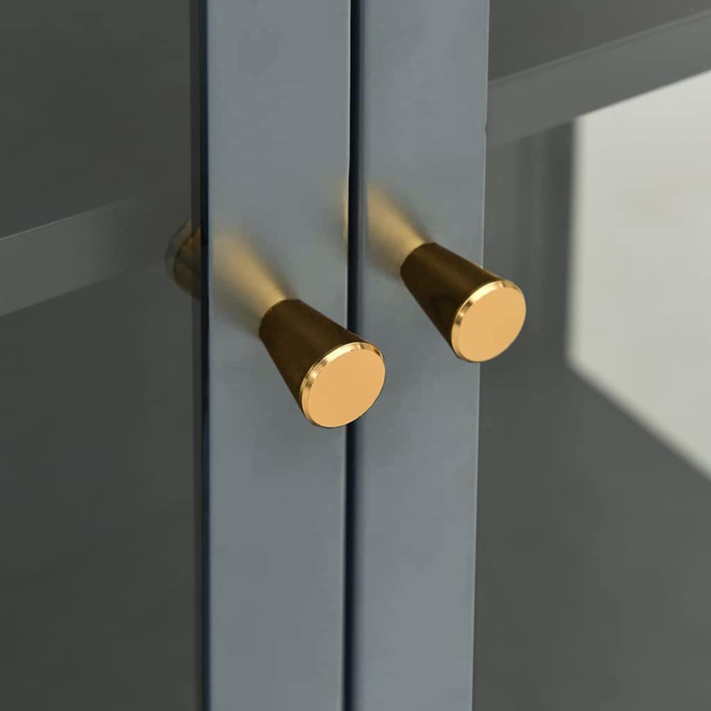 Sideboard Anthracite 75x35x105 cm Steel and Glass